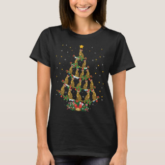 Bengal Cat Lover Julafton Santa Hat Bengal Cat Chr T Shirt
