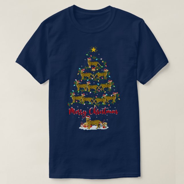 Bengal Cat Lover Matching Santa Bengal Cat Christm T Shirt (Design framsida)