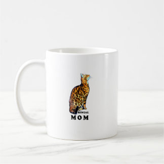 Bengal Cat Mamma Shirt Domestic Rosetted Brown Ben Kaffemugg
