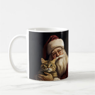 Bengal Cat med Jultomten julhelg Kaffemugg