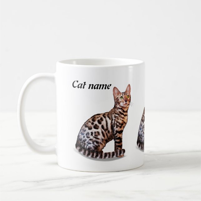 Bengal Cat Mugg (Vänster)