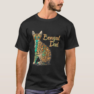 Bengal Cat Pappa I Pappa Far Familjepet Friend T S Shirt
