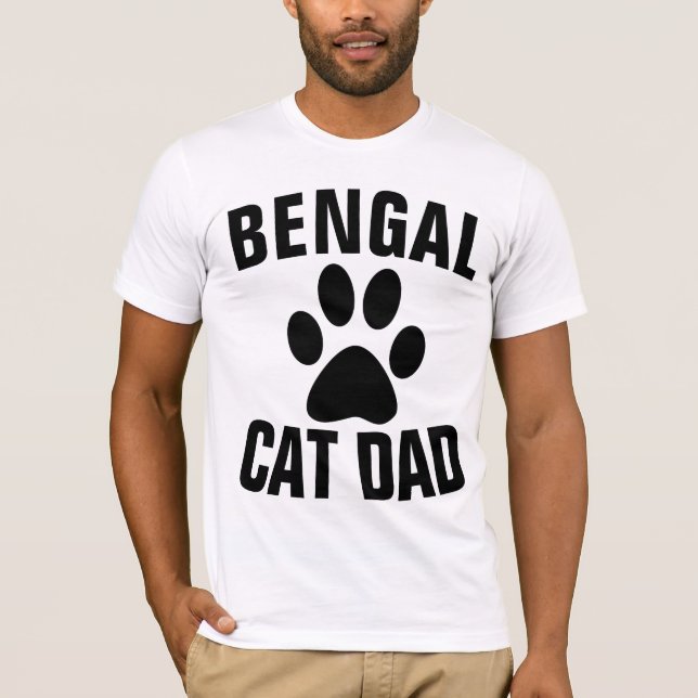 BENGAL CAT PAPPA T-shirts (Framsida)
