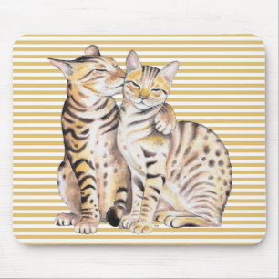 Bengal Cats Ochre Stripes Musmatta