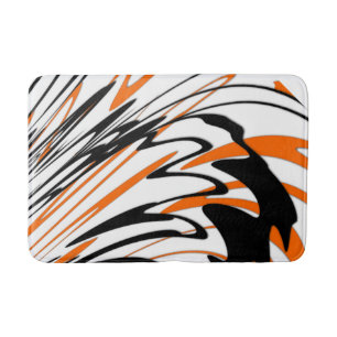 Bengal Färg Squiggly Linjer Badrumsmatta