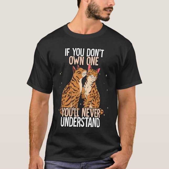 Bengal katt  13 t shirt (Framsida)
