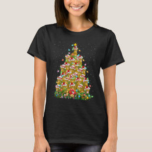 Bengal katt julbelysning tomte Bengal katt jul T Shirt