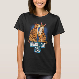 Bengal Katt Pappa T Shirt