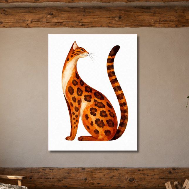 Bengal Katt Profil Poster (Skapare uppladdad)