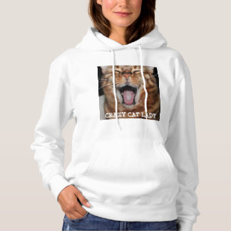 Bengal kattkvinna Hoodie "GALEN KATTDAM ", T Shirt