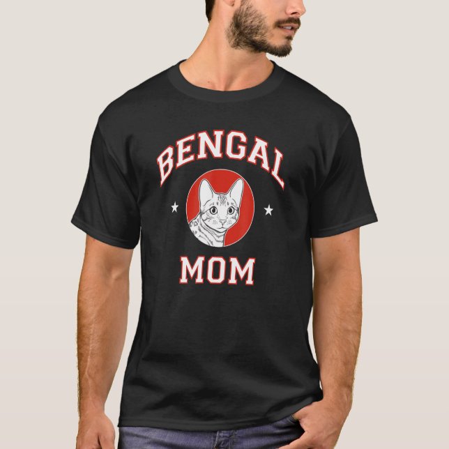 Bengal kattmamma t shirt (Framsida)