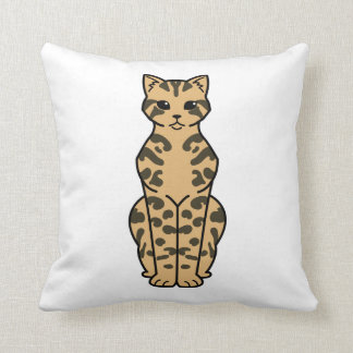 Bengal katttecknad kudde