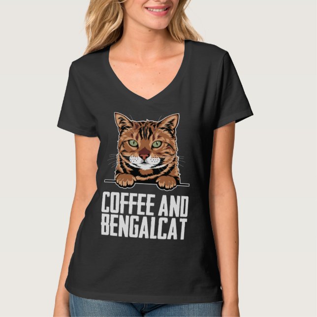 Bengal kitten  Bengal mom  Bengal dad  13 T Shirt (Framsida)