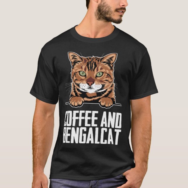 Bengal kitten  Bengal mom  Bengal dad  13 T Shirt (Framsida)