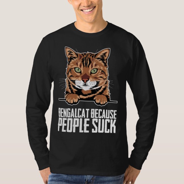 Bengal kitten  Bengal mom  Bengal dad  5 T Shirt (Framsida)