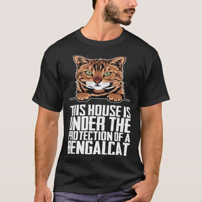 Bengal kitten  Bengal mom  Bengal dad  6 T Shirt (Framsida)
