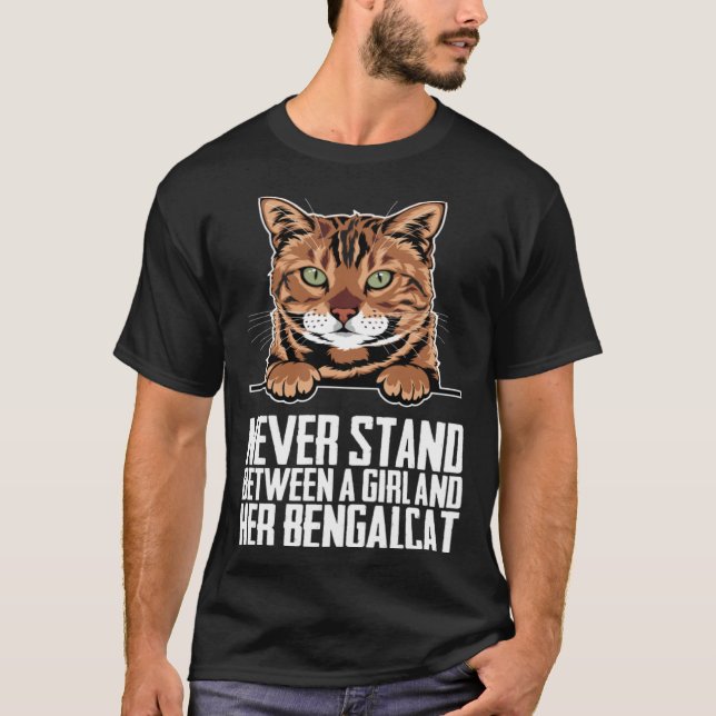 Bengal mom  Bengal kitten  Bengal  2 T Shirt (Framsida)