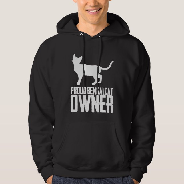 Bengal mom  Bengal kitten  Bengal Hoodie (Framsida)