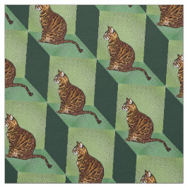 Bengal på en boxstruktur tyg