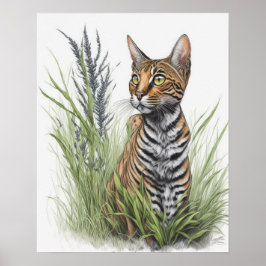 Bengal Pet Cat Poster