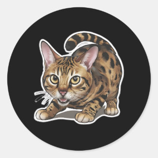 Bengal Runt Klistermärke
