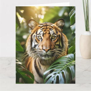 BENGAL TIGER BIRTHDAY GREETARD TACK KORT