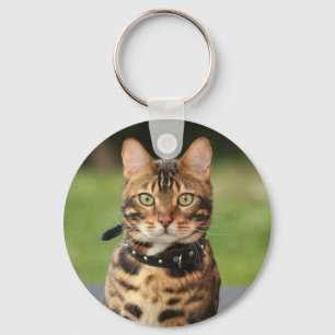Bengal Tiger Cat Nyckelring