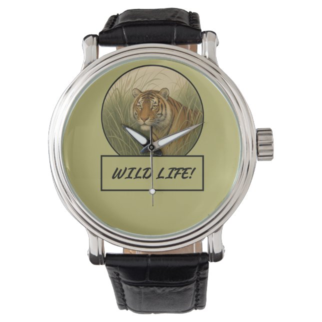 Bengal Tiger eWatch Watch Watch Armbandsur (Framsida)