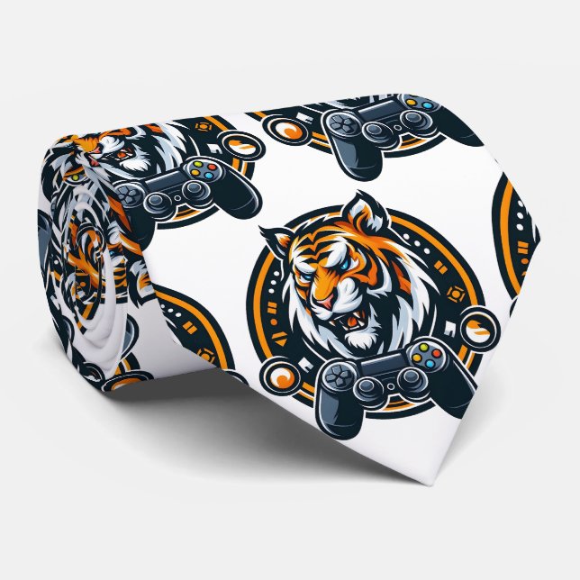 Bengal Tiger Gamer Halsduk Slips (Rullad)