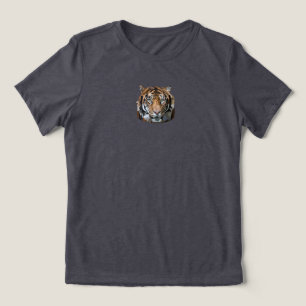 Bengal Tiger Hand plockade Digital Art T Shirt