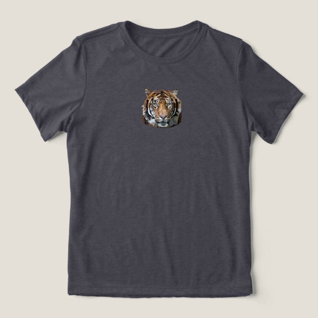 Bengal Tiger Hand plockade Digital Art T Shirt (Design Framsida)