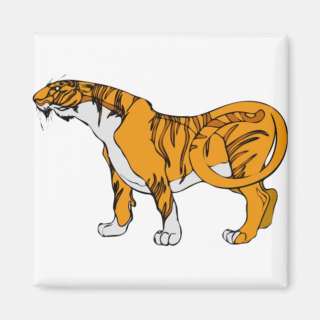 Bengal Tiger Magnet (Framsidan)
