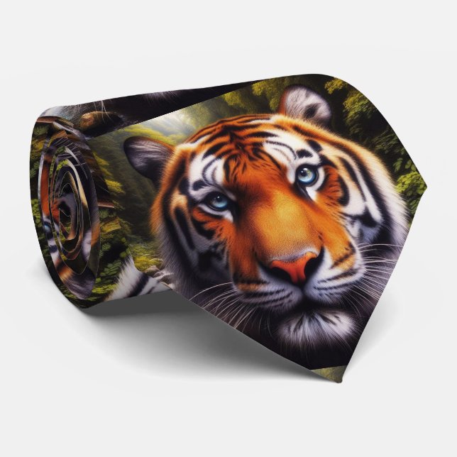 Bengal Tiger Neck Tie Slips (Rullad)