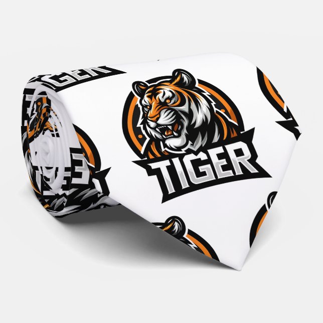 Bengal Tiger Neck Tie Slips (Rullad)