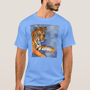 Bengal Tiger (Orange) Anpassningsbar Art Shirt Tröja