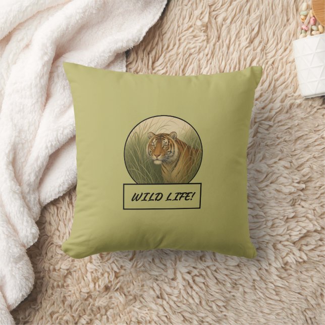 Bengal Tiger Pillows Kudde (Filt)