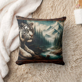 Bengal Tiger Restation by Mountain River Kudde