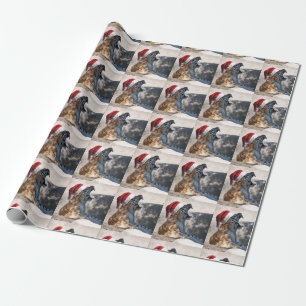 Bengal Tiger Santa Claus Presentpapper