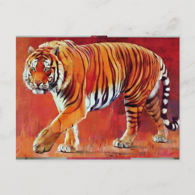 Bengal Tiger Vykort (Framsida)
