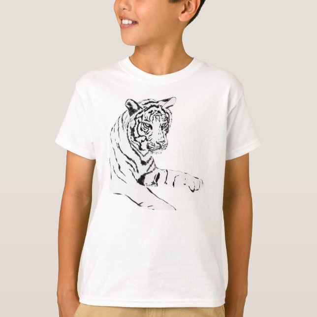 Bengal TigerCustom Art Shirt T-shirt (Framsida)