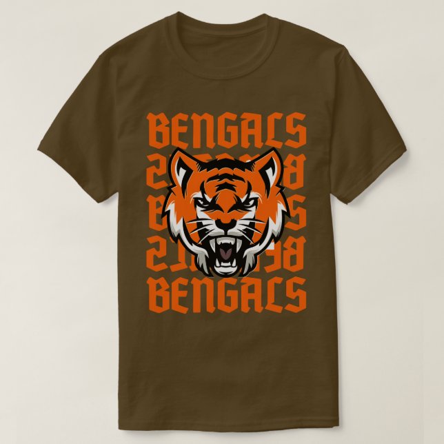 Bengal Tigers T Shirt (Design framsida)