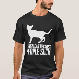 Bengalcat för att folk suger t shirt