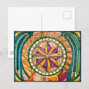 Bengali Fireworks Adolf Wolfli Vykort