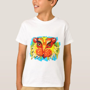 Bengali lejon dräkt för nytt år tee shirt