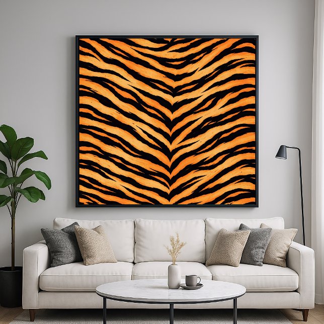 Bengalisk tiger djurmönster poster (Skapare uppladdad)