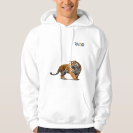 Bengalisk Tiger Hela Kroppen – Realistisk Vildmark Hoodie
