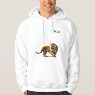 Bengalisk Tiger Hela Kroppen – Realistisk Vildmark Hoodie