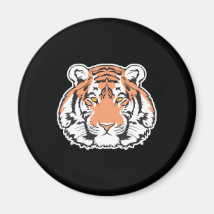bengalisk tiger, huvud magnet
