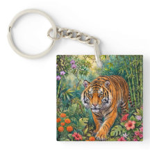 Bengalisk tiger Levande bambudjungel
