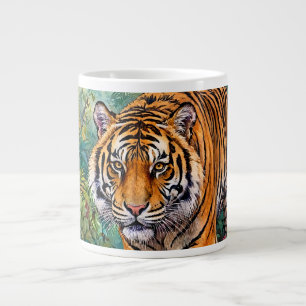 Bengalisk tiger Levande bambudjungel Jumbo Mugg